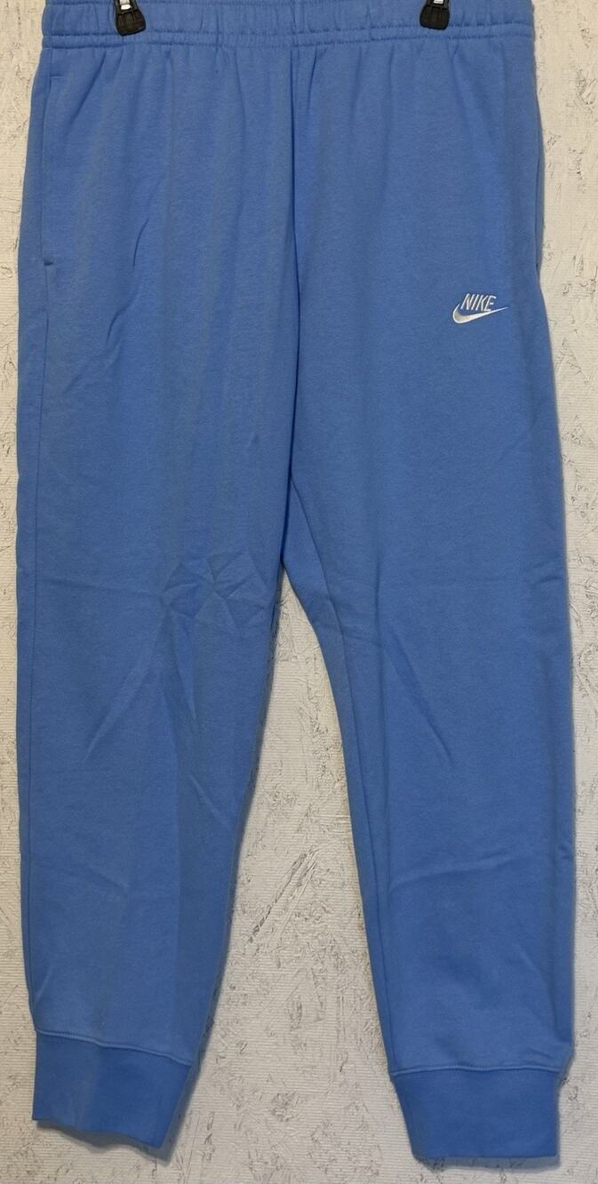 Nike Club Fleece Jogger Pants - Size: L - BV2671 412 - University Blue - NWT NEW